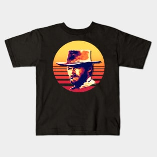 Clint Eastwood Face Kids T-Shirt